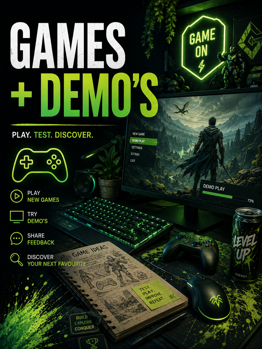 Games + Demos